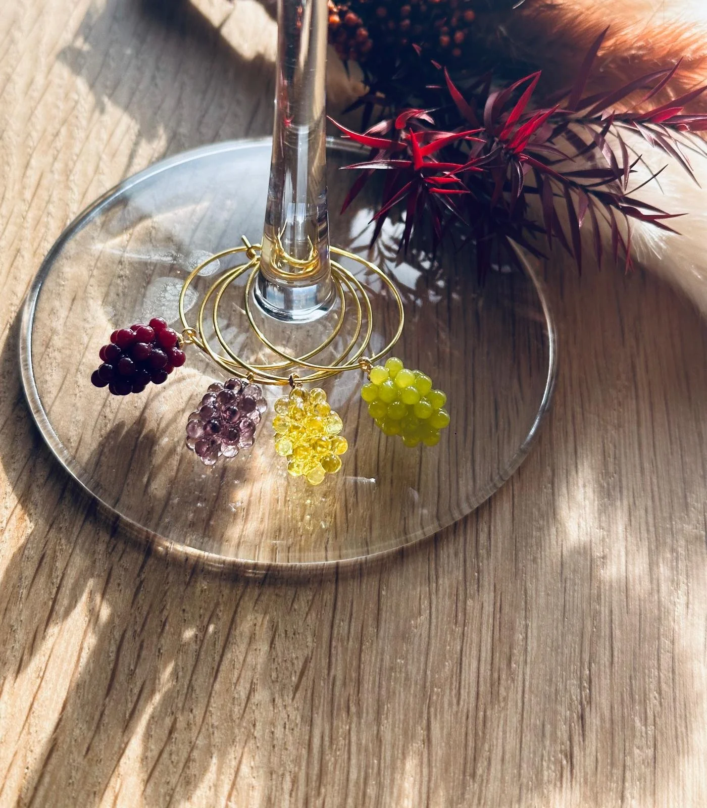 Wine & Grapes - Set van 4