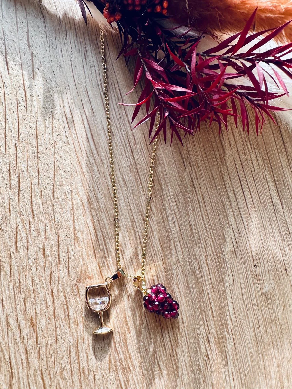 Chardonnay Vine Necklace