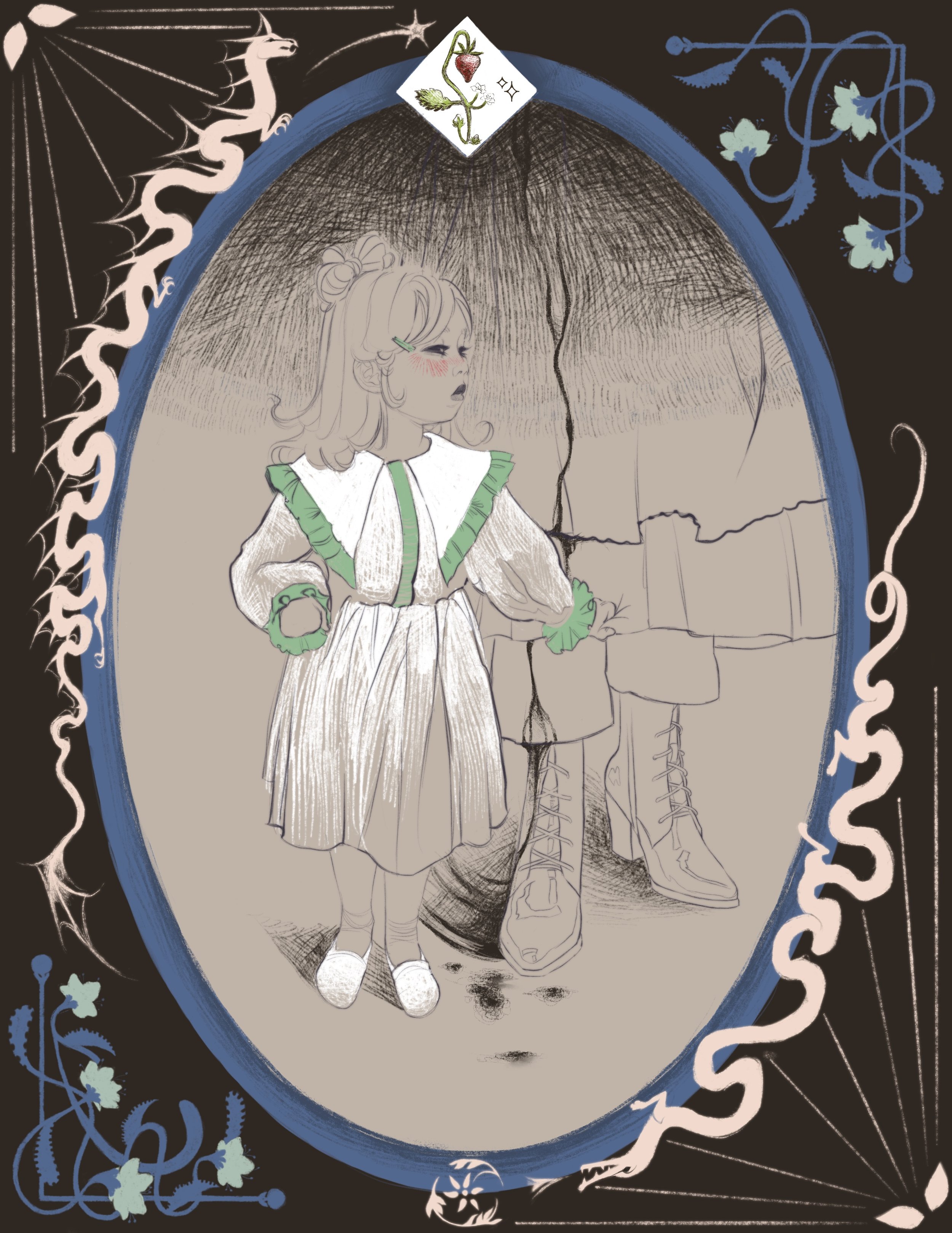 family portrait concept illustration, feb. 2024