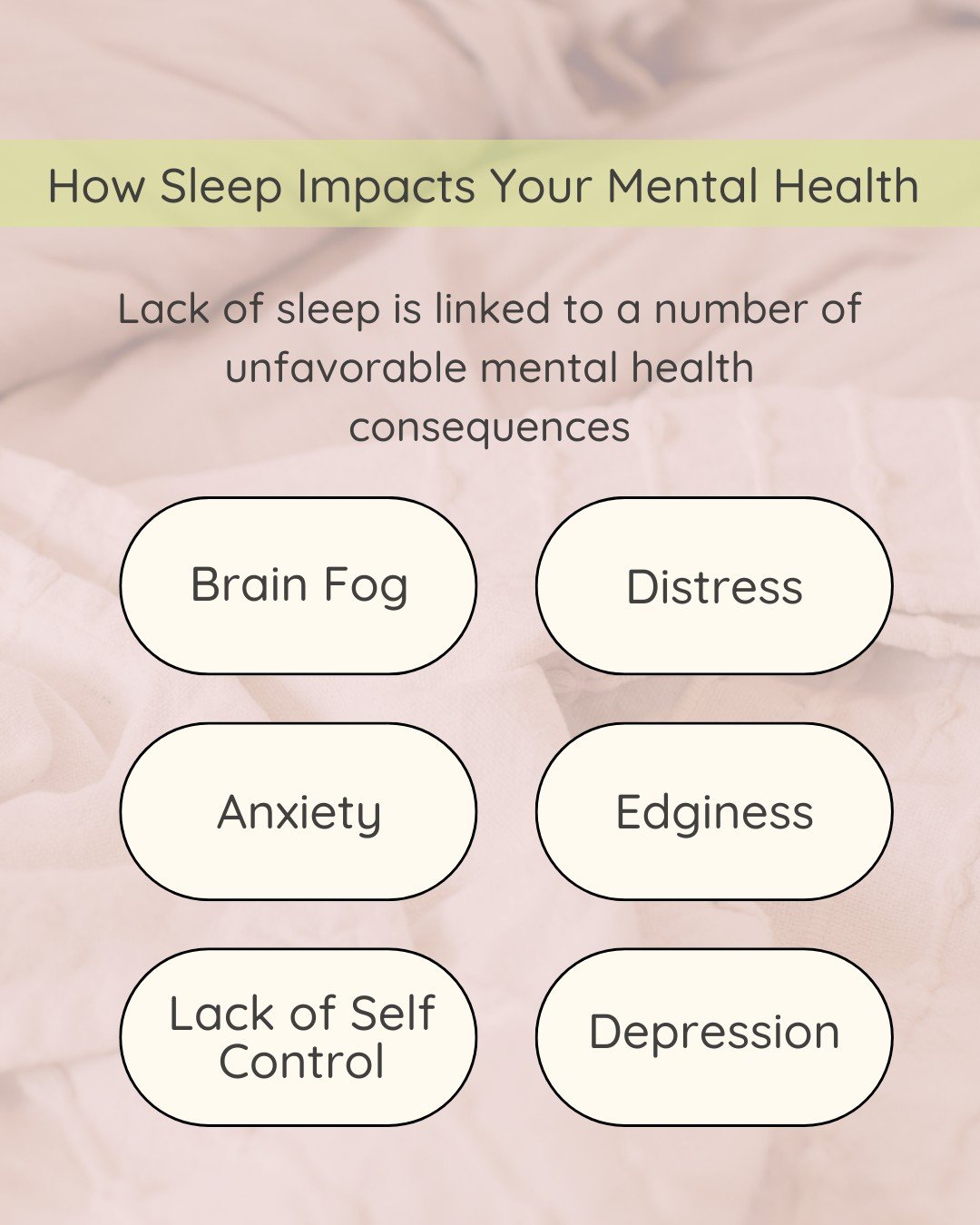 Quality sleep isn&rsquo;t just about feeling rested; it&rsquo;s essential for maintaining emotional balance, reducing stress, and improving overall cognitive function.

When you&rsquo;re well-rested, you&rsquo;re better equipped to handle daily chall