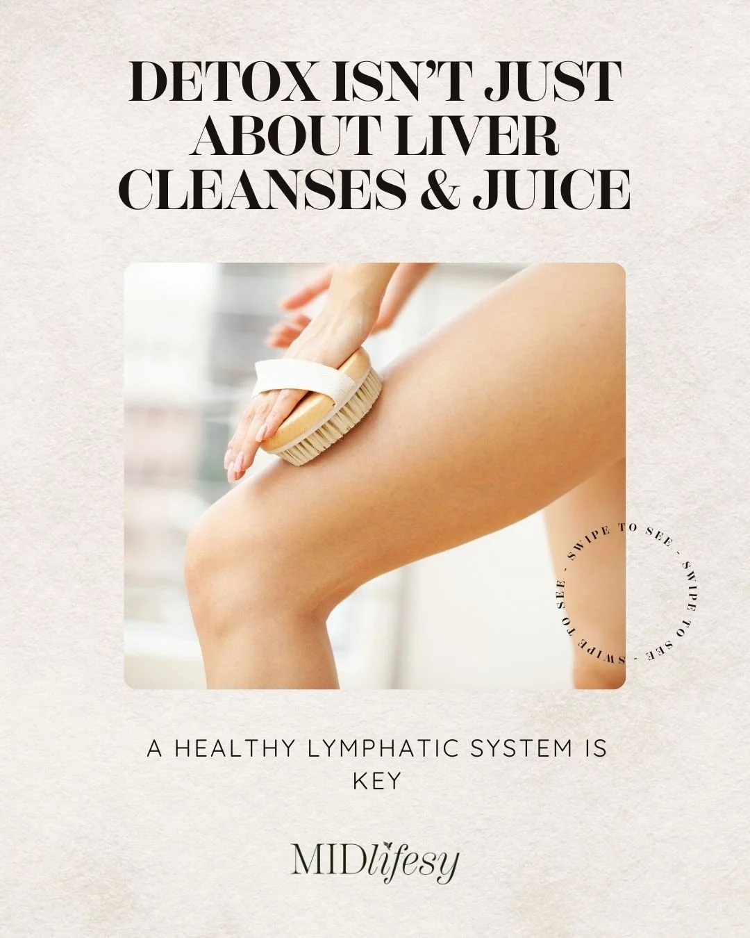 Feeling stuck, sluggish, or inflamed? Your body might be asking for better support on the inside. ✨

When your natural detox pathways are supported, you can experience:
🌿 Clearer skin
⚡ More energy
💪 Better recovery

At Midlifesy, we don&rsquo;t do