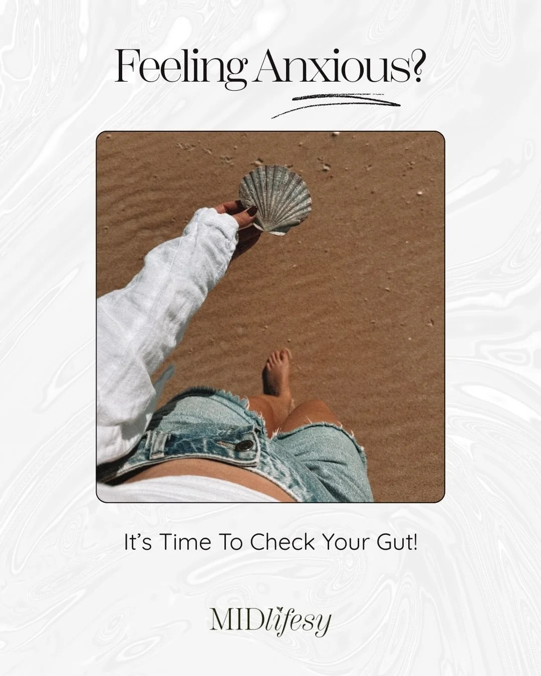 That anxious stomach? It&rsquo;s not just in your head&mdash;it&rsquo;s in your gut, too. 🧠🌿

IBS and anxiety often go hand in hand. The problem? Most care treats them separately.

At Midlifesy, we support gut + brain health together so you can fee