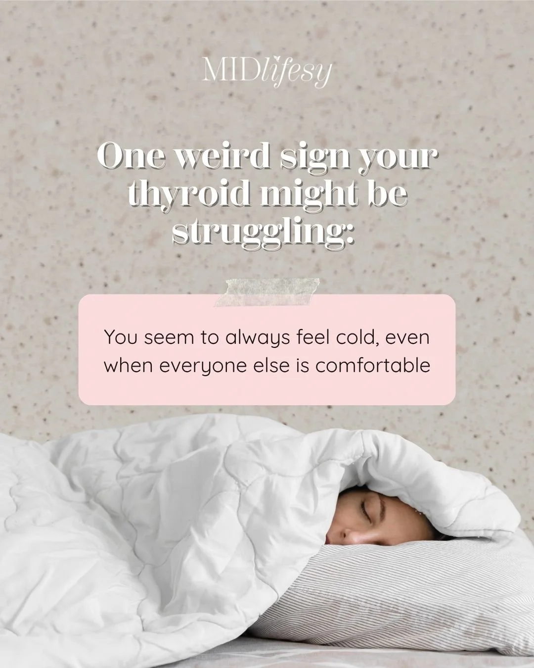 ❄️ Always freezing&mdash;especially in your hands and feet?
It could be more than bad circulation. A sluggish thyroid slows your body&rsquo;s ability to regulate temperature.

🧬 Feeling cold all the time may be one of the first signs your thyroid is