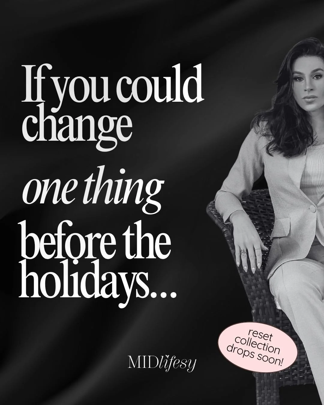 Ready to feel calm, confident, and glowing this holiday season? ✨⁠
⁠
Four limited-edition pathways to reset your skin, sleep, strength, and hormones&mdash;before the year ends.⁠
⁠
Enrollment closes Dec 1.⁠
Comment HOLIDAY for early access.⁠
⁠
#Midlif