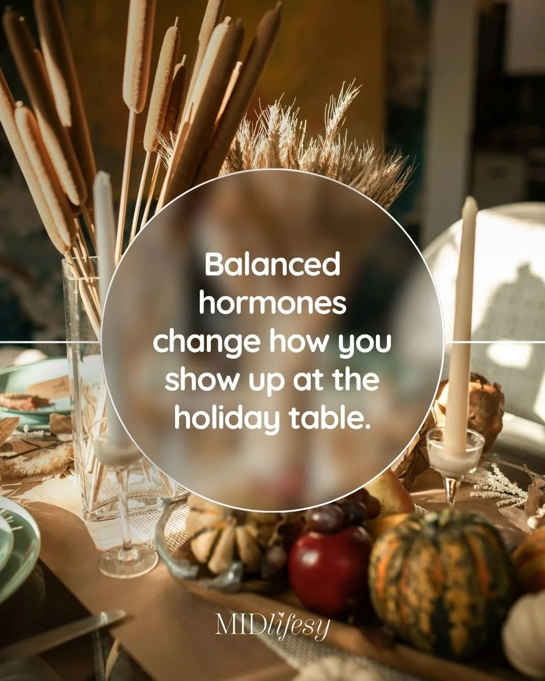 Holidays feel different when your hormones are in rhythm. Calm, steady, present.⁠
Spots open soon&mdash;DM HOLIDAY.⁠
⁠
#HormoneHealth #MidlifeConfidence #MenopauseCare #Midlifesy⁠
⁠