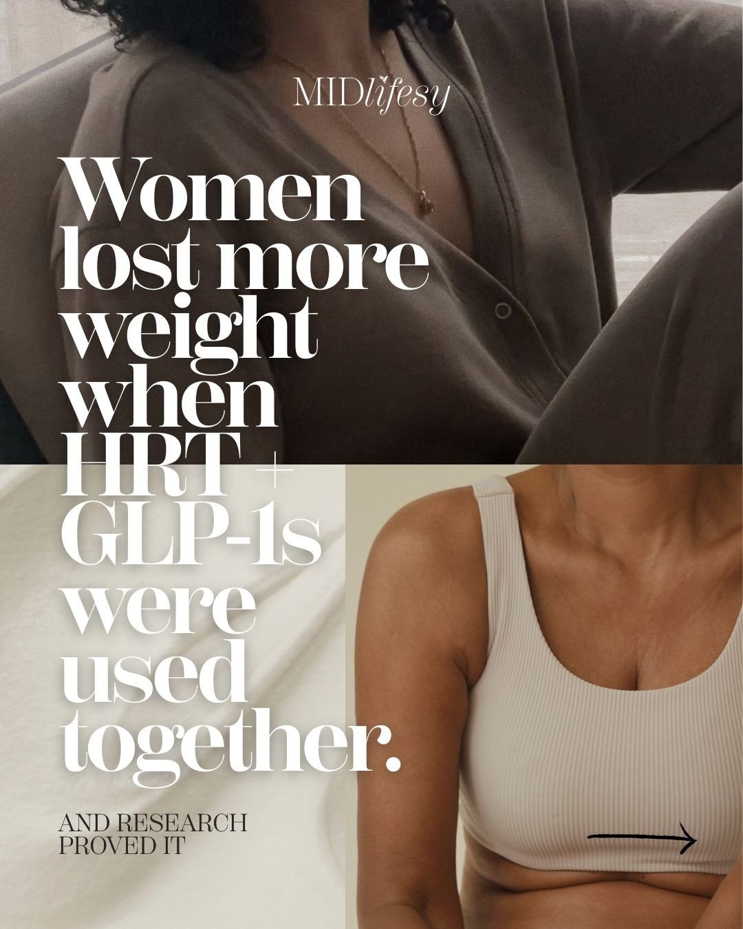 Struggling with slow or inconsistent weight loss? 💡⁠
Optimized hormones + supported metabolism = stronger, more sustainable results.⁠
⁠
✨ GLP‑1s boost satiety &amp; insulin⁠
✨ HRT balances estrogen, progesterone, testosterone⁠
⁠
DM us or hit the lin