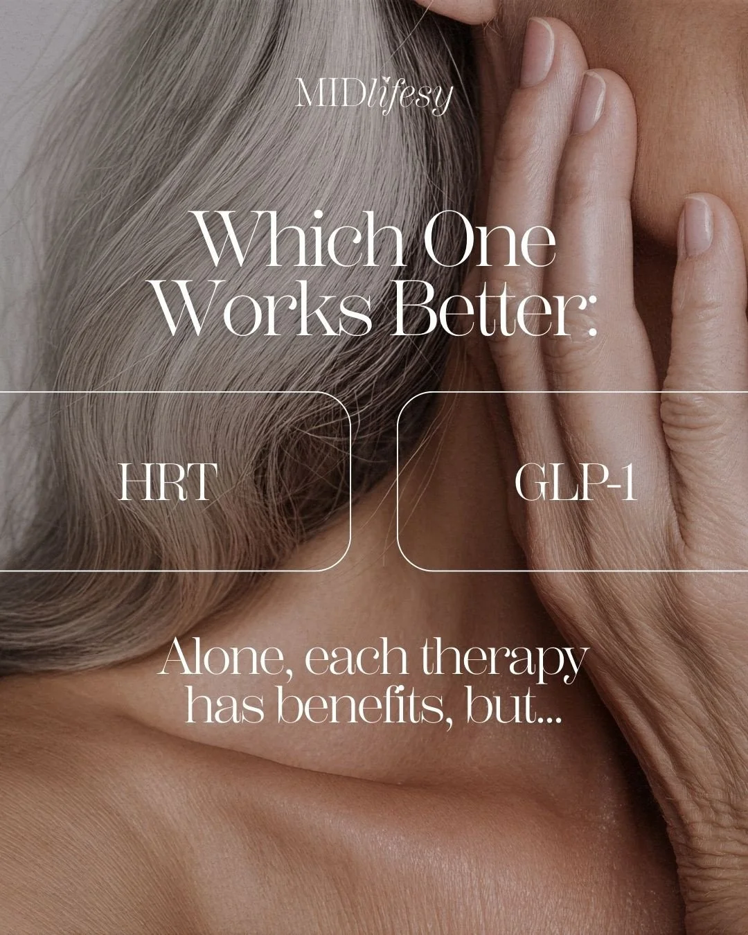 This isn&rsquo;t about choosing one therapy over the other. ⚡⁠
⁠
✨ HRT restores hormonal balance, influencing how your body stores and burns energy⁠
✨ GLP‑1s help regulate appetite and reduce inflammation⁠
⁠
💥 Together, they create results neither a