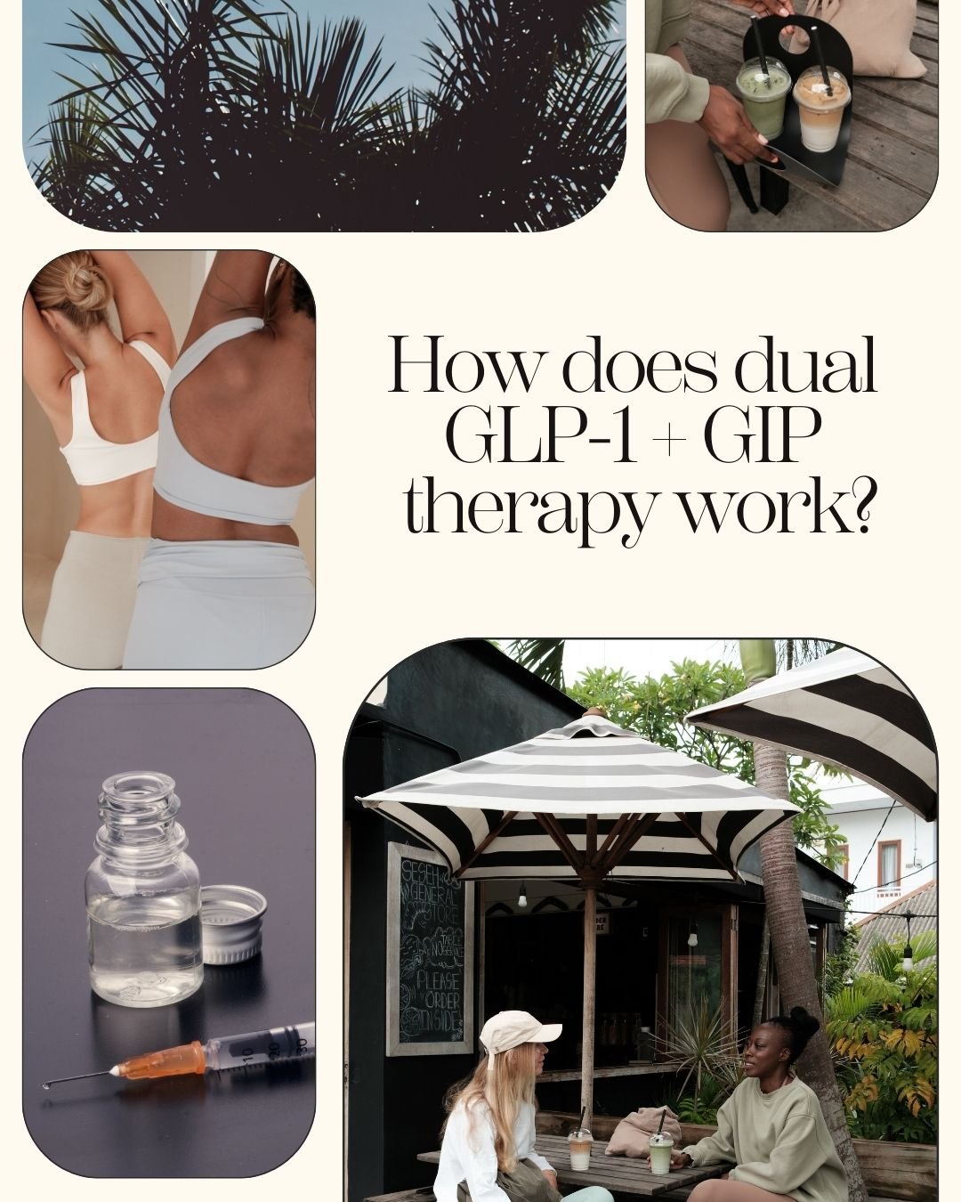 Most people hear &ldquo;GLP‑1&rdquo; and think appetite control. 🍽️
But dual agonists like tirzepatide do so much more.

They help:
✅ Your brain regulate hunger &amp; fullness naturally
✅ Your pancreas release insulin only when needed
✅ Your body us