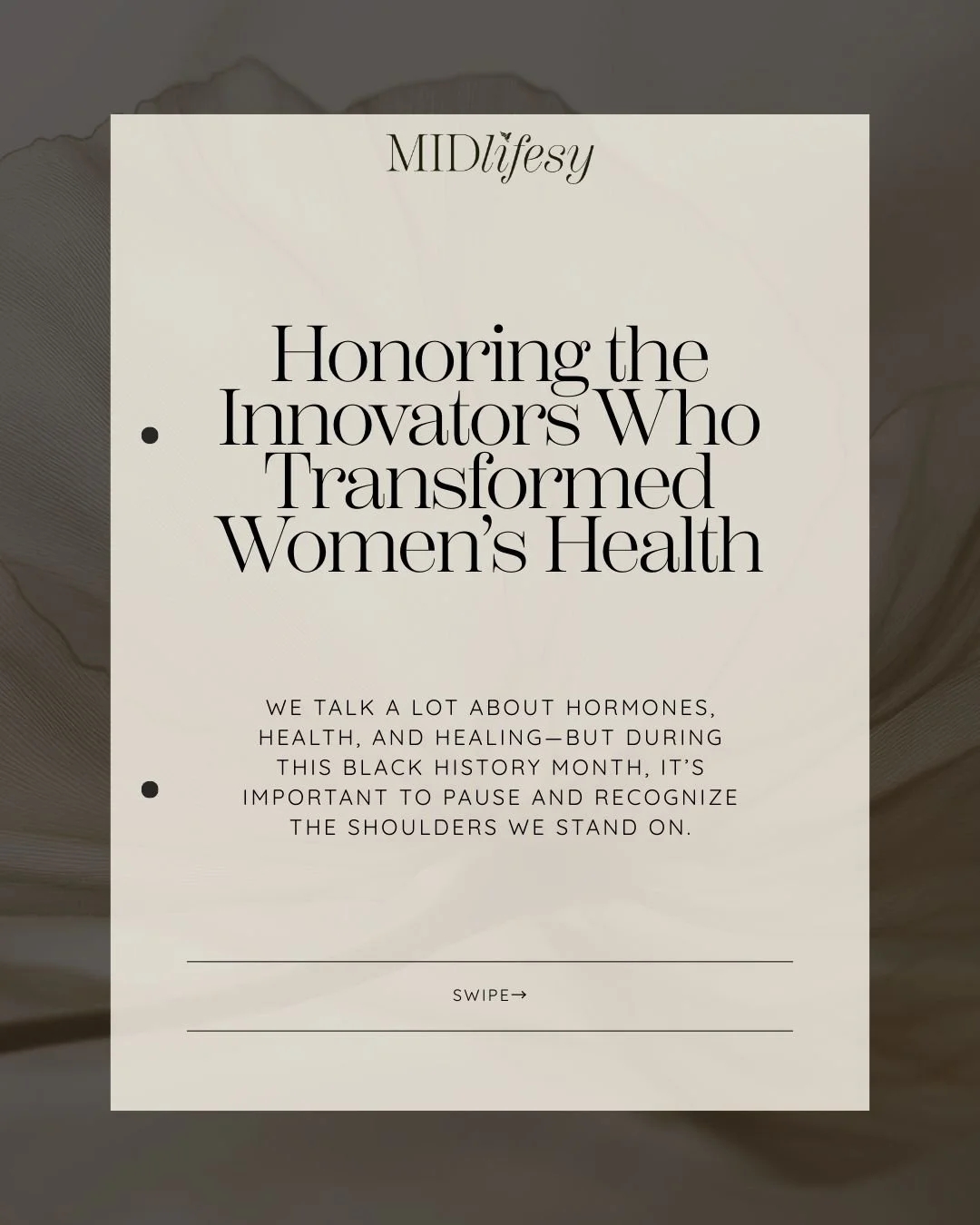 Modern hormone and metabolic care didn&rsquo;t happen in isolation.

It was shaped by Black clinicians and researchers whose leadership advanced physiology, women&rsquo;s health, cardiometabolic science, and health equity &mdash; often without the re
