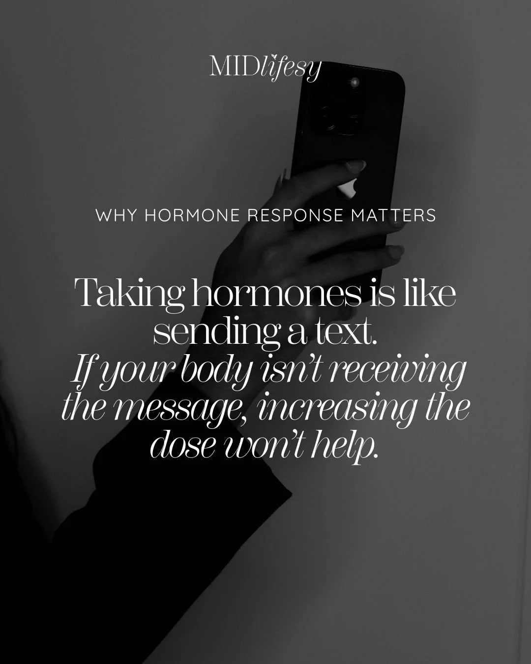 You can take your hormones exactly as prescribed&hellip;
and still not get the result you expected.

Because once that hormone enters your bloodstream, the real work happens at the cellular level.

This is where most hormone therapy falls short.
It f