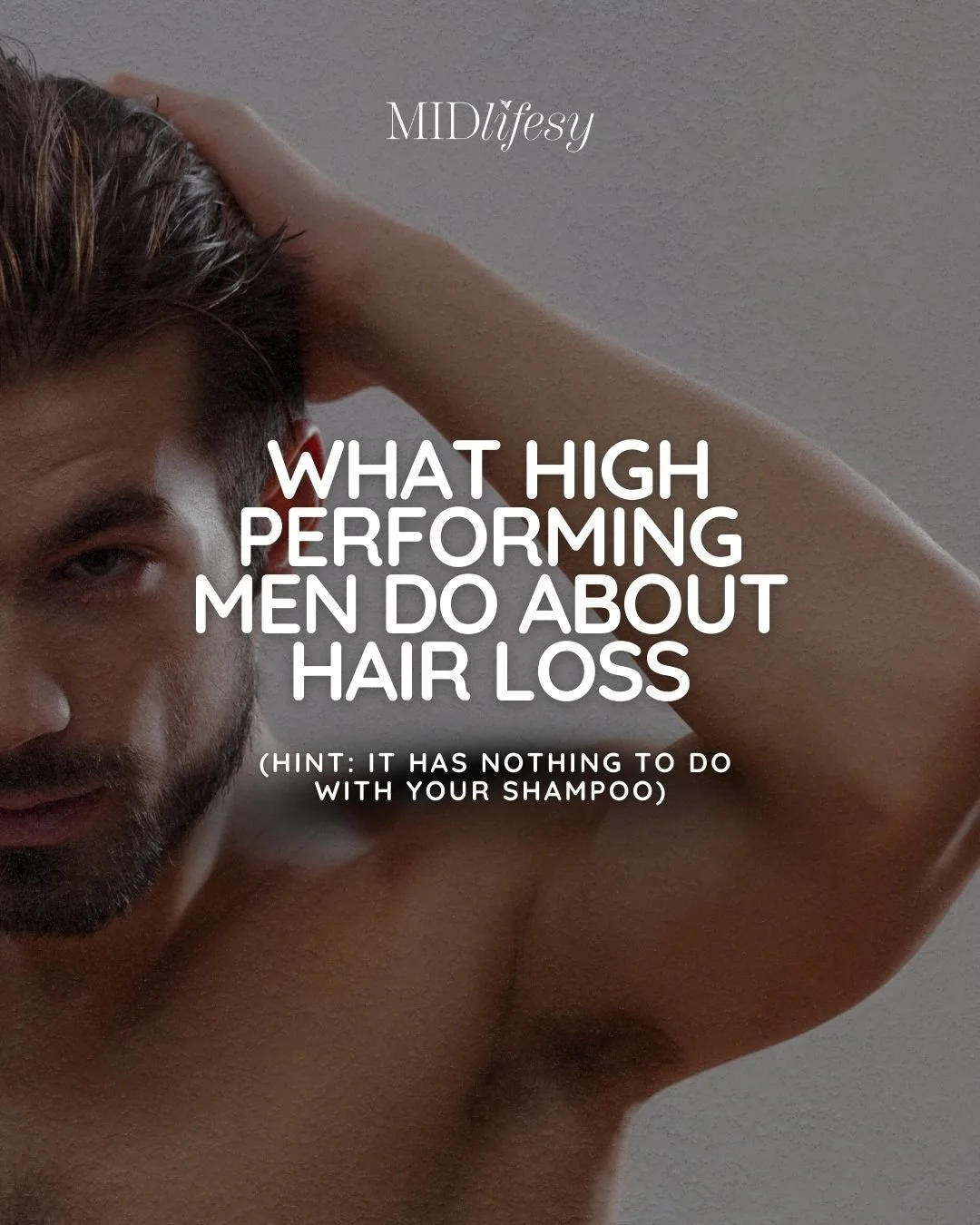 Most men reach for shampoos, sprays, or expensive procedures when hair loss starts.

But if hair loss is tied to hormone shifts, metabolism changes, or rising inflammation, topical treatments alone often aren&rsquo;t enough.

In our practice, we look