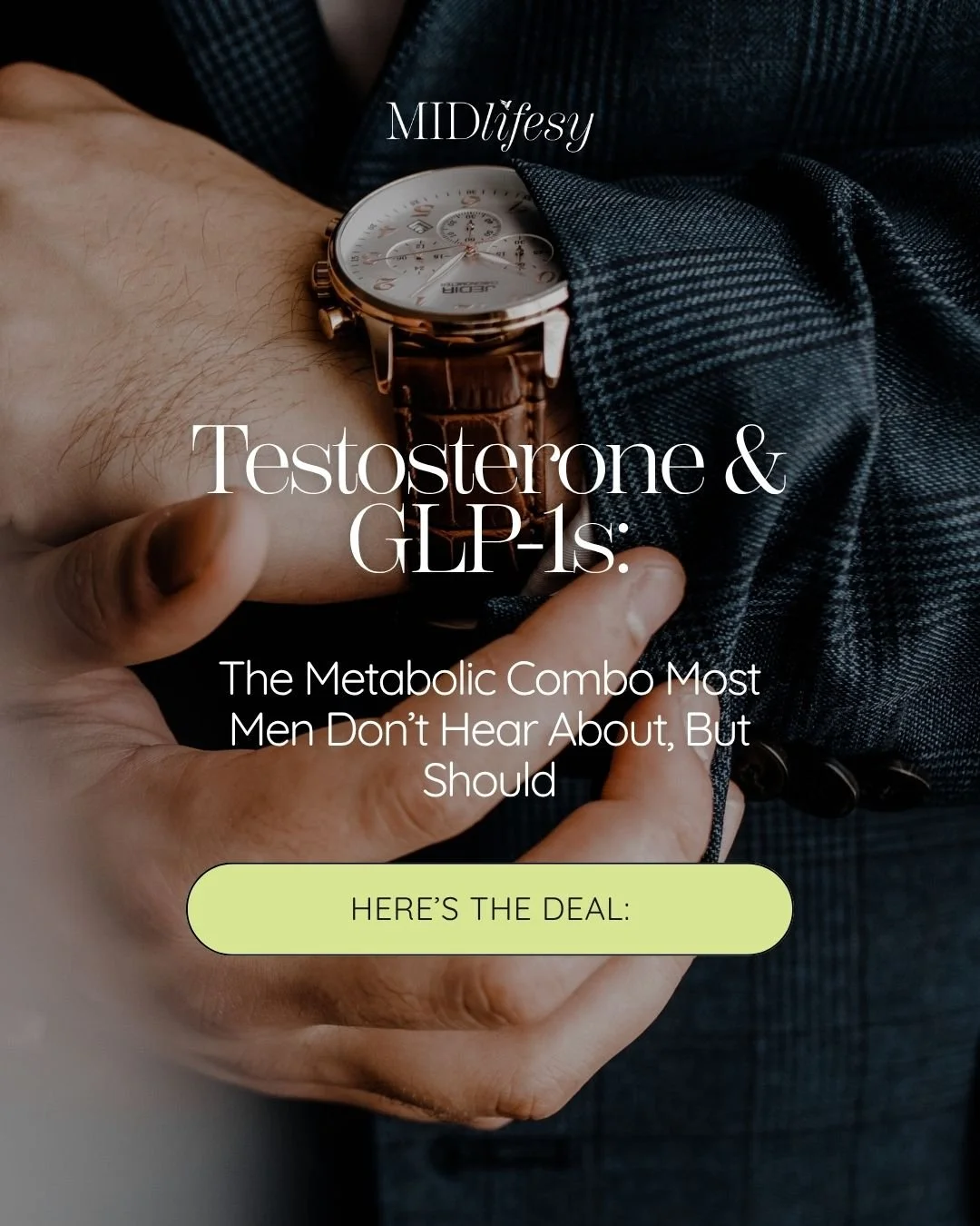 GLP-1s changed the game for fat loss.

But for men in their 40s and 50s&hellip;
there&rsquo;s a second layer most protocols miss.

Because while these medications help reduce appetite and improve blood sugar&mdash;
they can also impact:

&bull; Testo