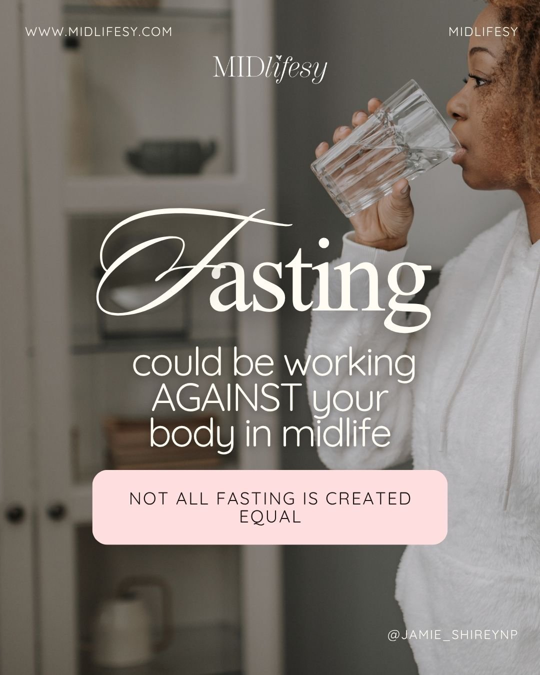 Fasting isn&rsquo;t the problem.

Mismatch is.

The fasting advice you see everywhere?
It wasn&rsquo;t built for you.

It&rsquo;s based on male physiology&mdash;
✔ Stable hormones
✔ Predictable metabolism
✔ Lower stress reactivity

But in midlife, yo