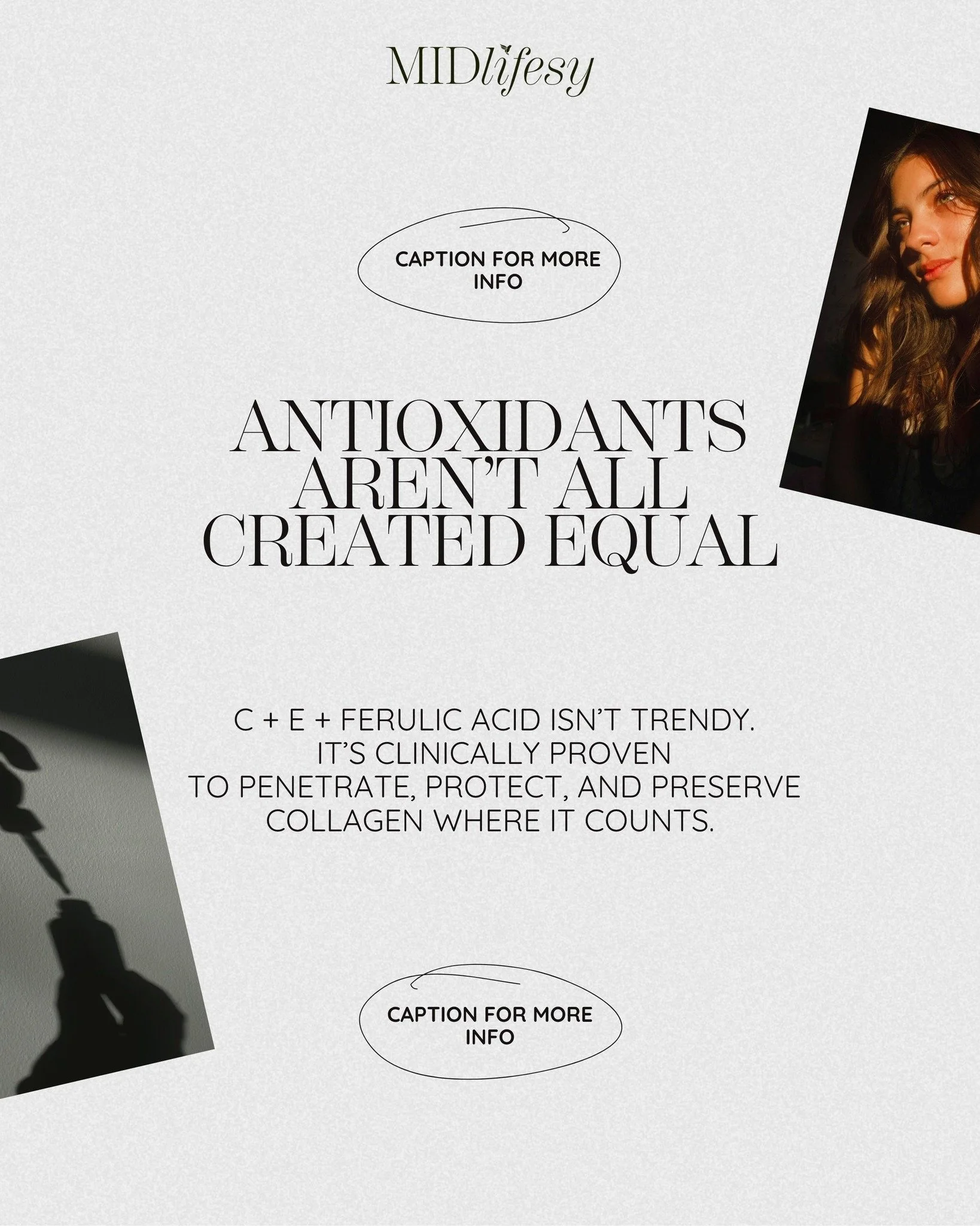Not all antioxidant serums are created equal. ⚠️
Most sit on the surface, oxidize too quickly, or don&rsquo;t penetrate deeply enough to make a real impact.

That&rsquo;s why the combination of Vitamin C + Vitamin E + Ferulic Acid is considered the g