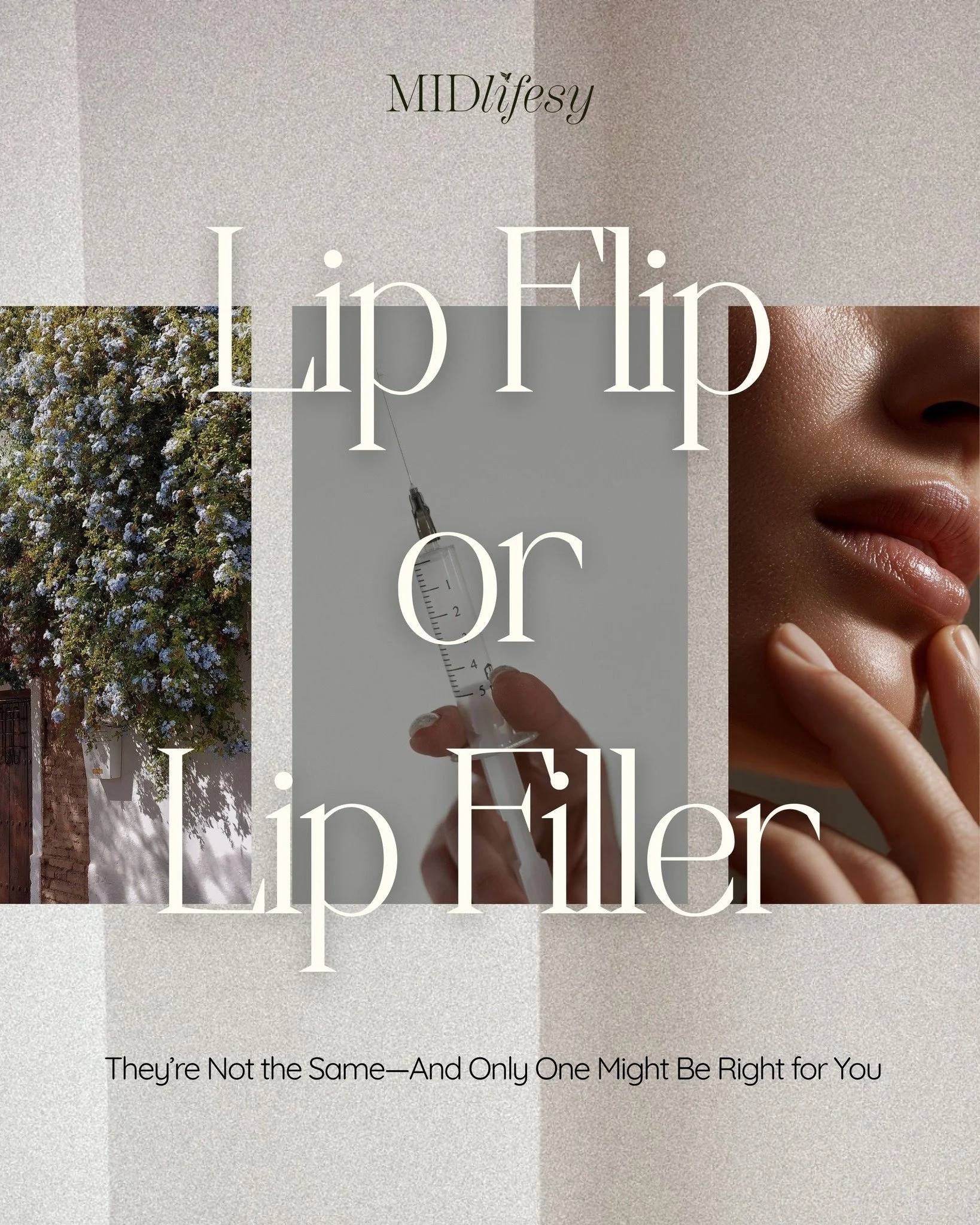 Before chasing trends, ask yourself: what do you really want? 💭

A subtle roll of the upper lip?
More volume and shape?
Or more structure after age-related thinning?

Here&rsquo;s the thing: a lip flip and lip filler do completely different things.
