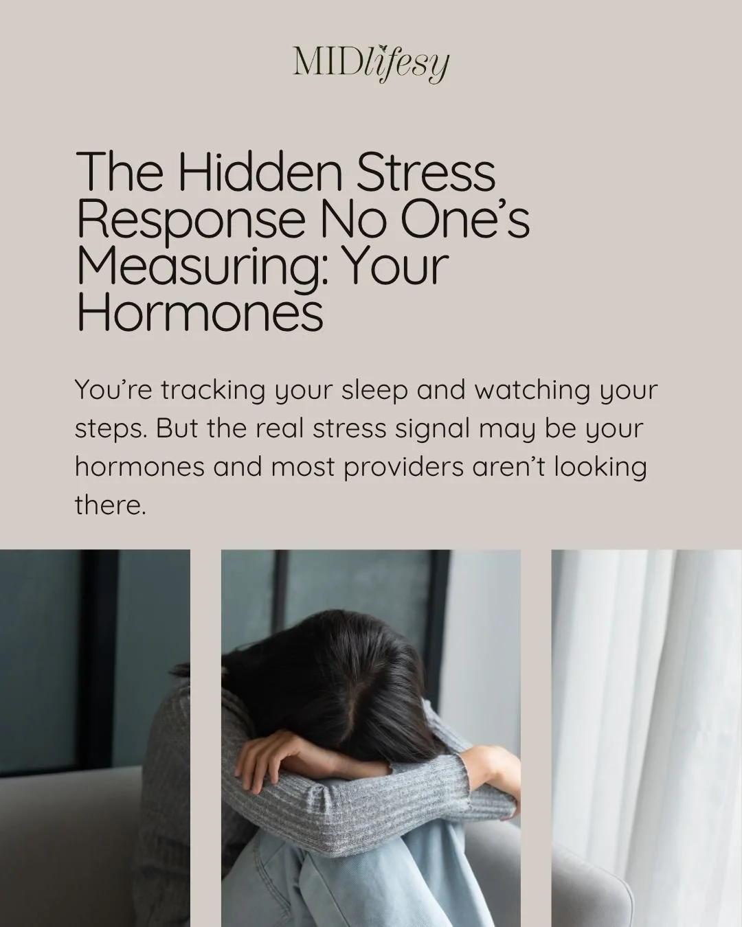 Most people think of stress as a feeling.
Tense. Busy. Anxious.

But in the body, chronic stress doesn&rsquo;t always feel obvious.

In clinical practice, we often see early signs of HPA axis dysregulation long before burnout ever shows up.

It can l