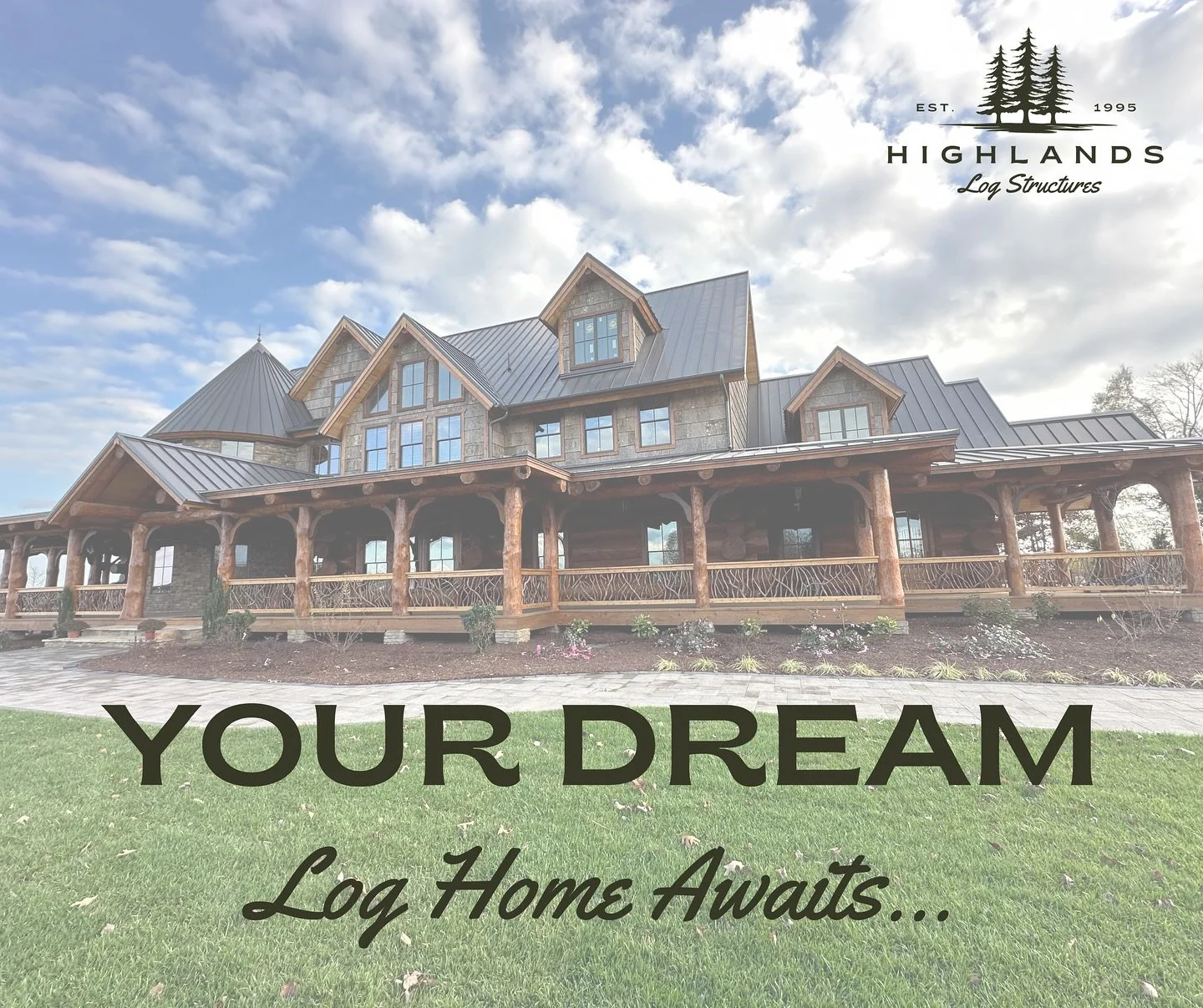 Your dream log home isn&rsquo;t just a vision &mdash; it&rsquo;s waiting to be built.
Discover our handcrafted log structures made to last a lifetime. 🪵✨

📍Start your journey with Highlands Log Structures today.