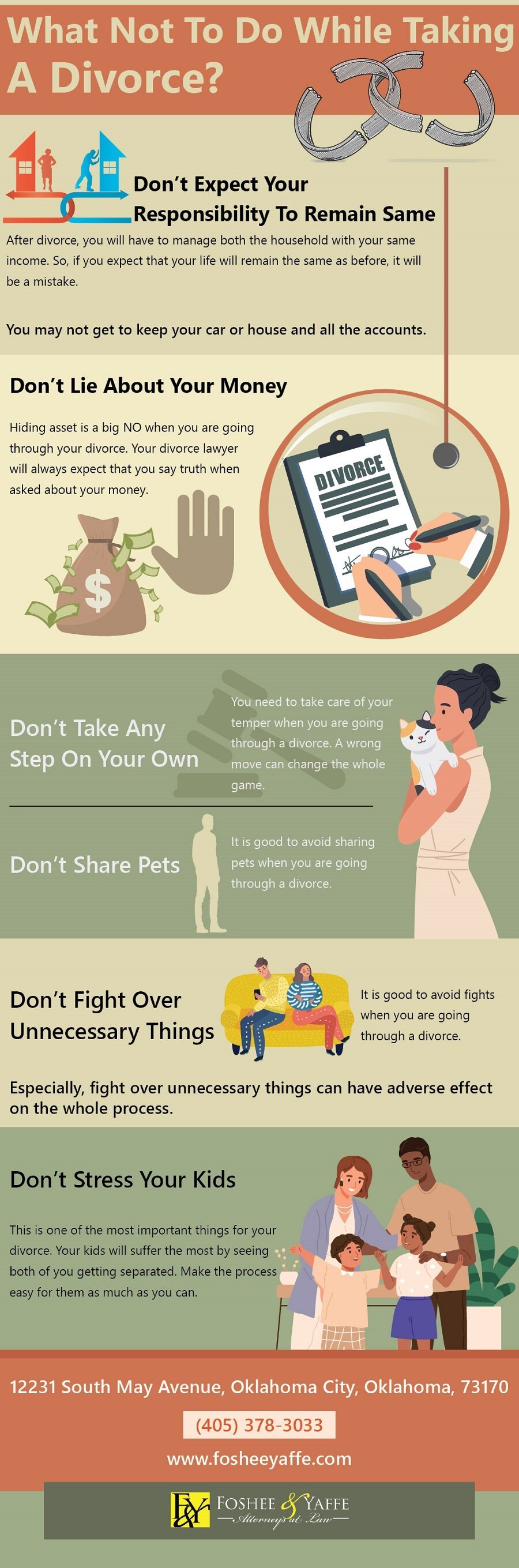What Not To Do While Taking A Divorce?