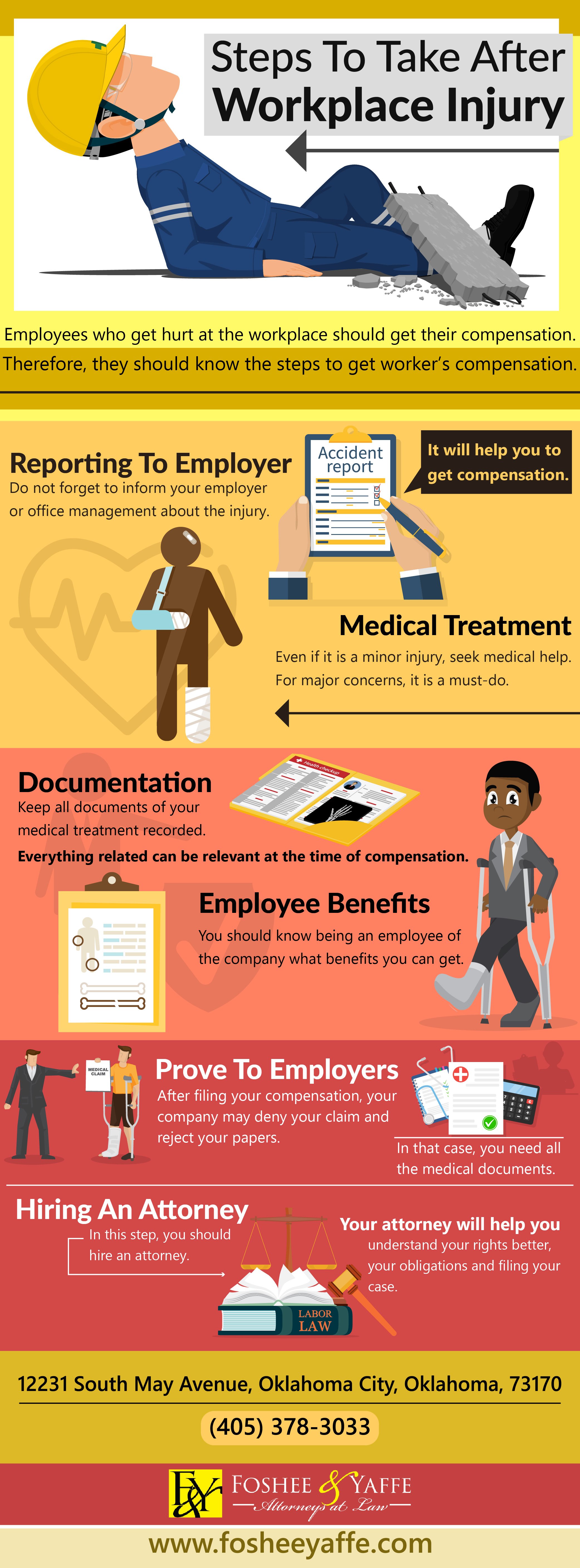 Steps to Take After Workplace Injury
