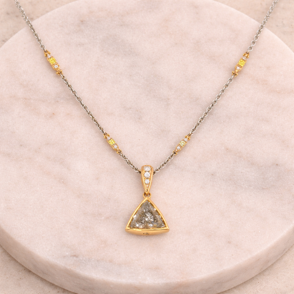 Bezel Set Trillion Pendant on Diamond Station Chain 2.png