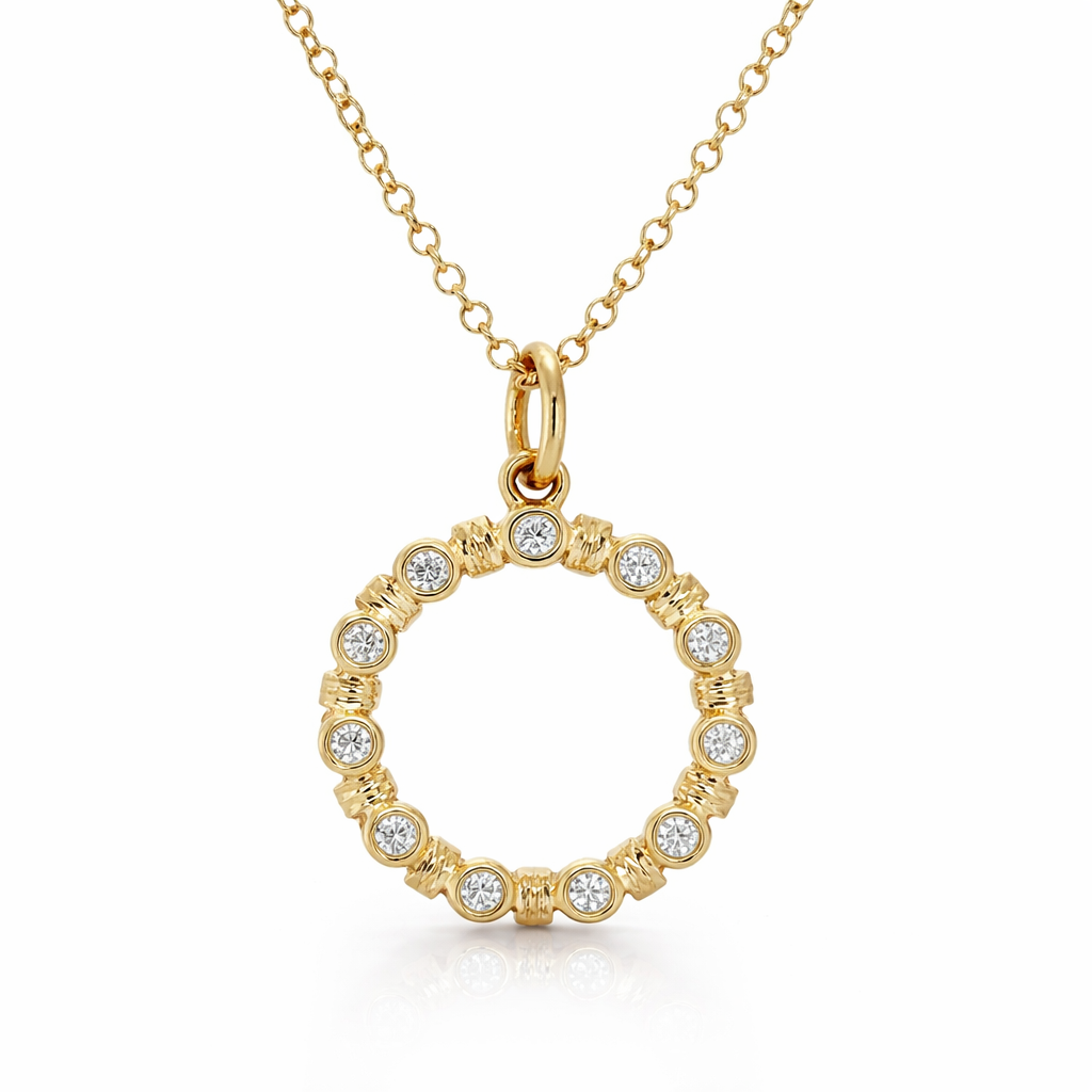 Bezel Set Diamond Circle Pendant 1.png