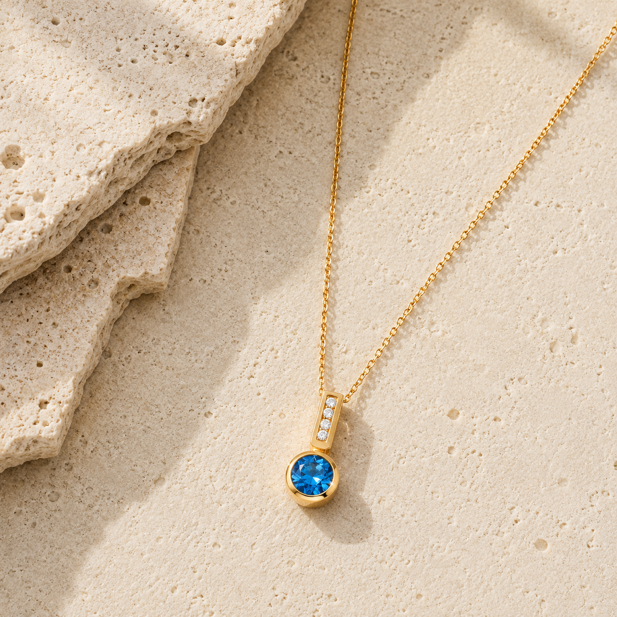 Blue Topaz + Diamond Bezel Pendant 2.png