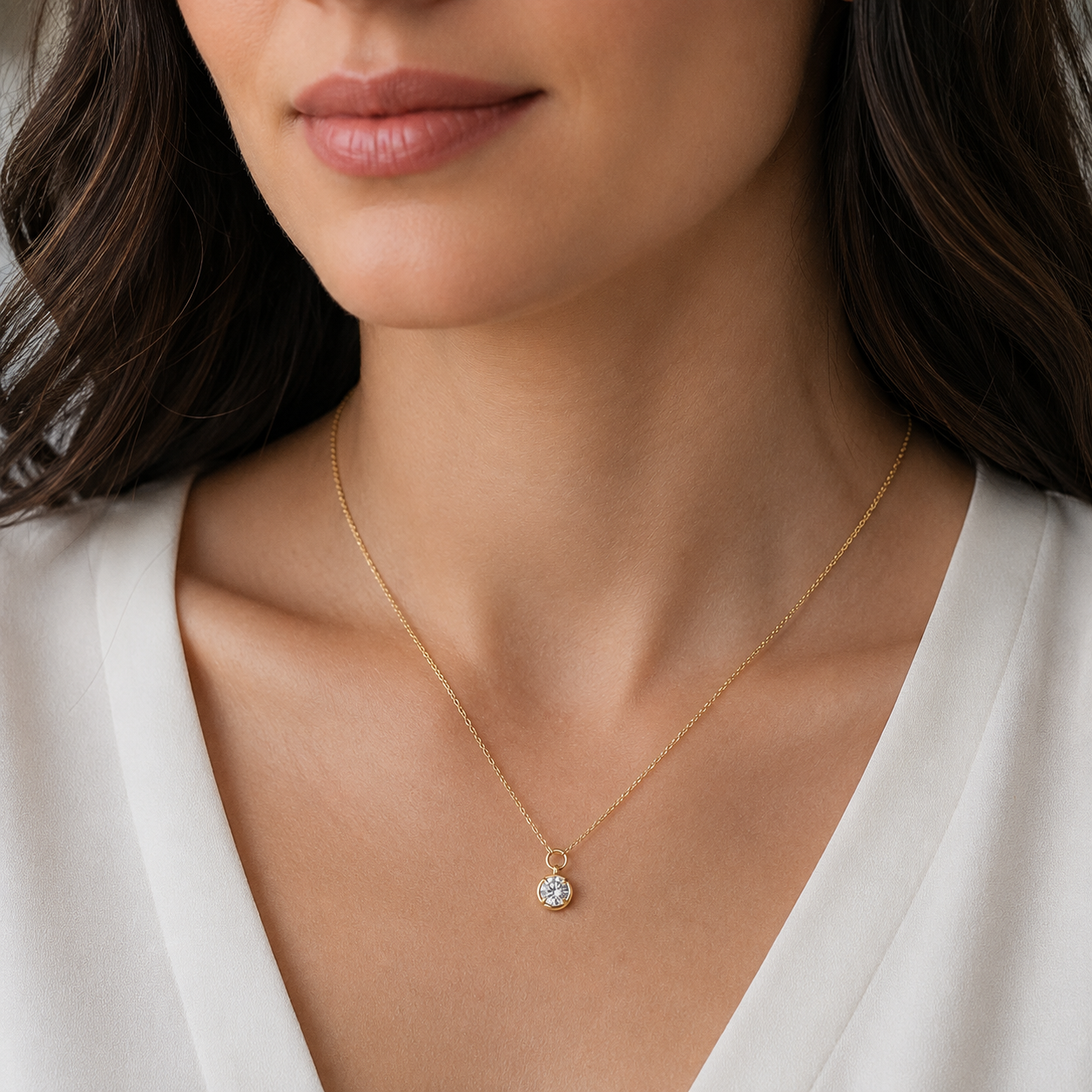 Lab Grown Diamond Pendant + Rolo Chain 3.png