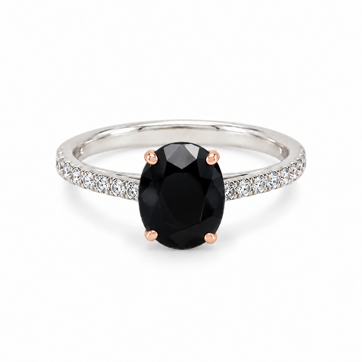 Sapphire + Diamond Ring