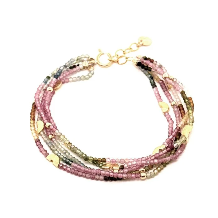 Five Strand Tourmaline Bracelet