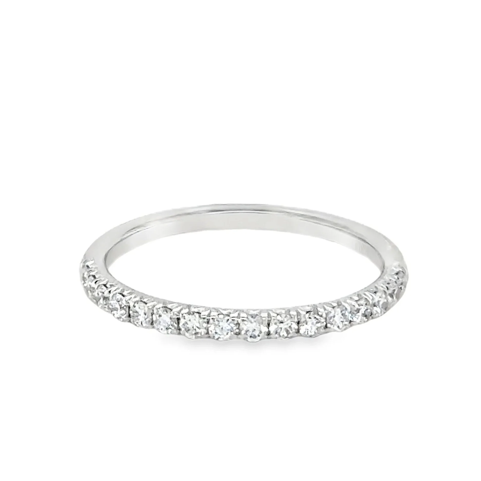 Prong Set Half Diamond Band