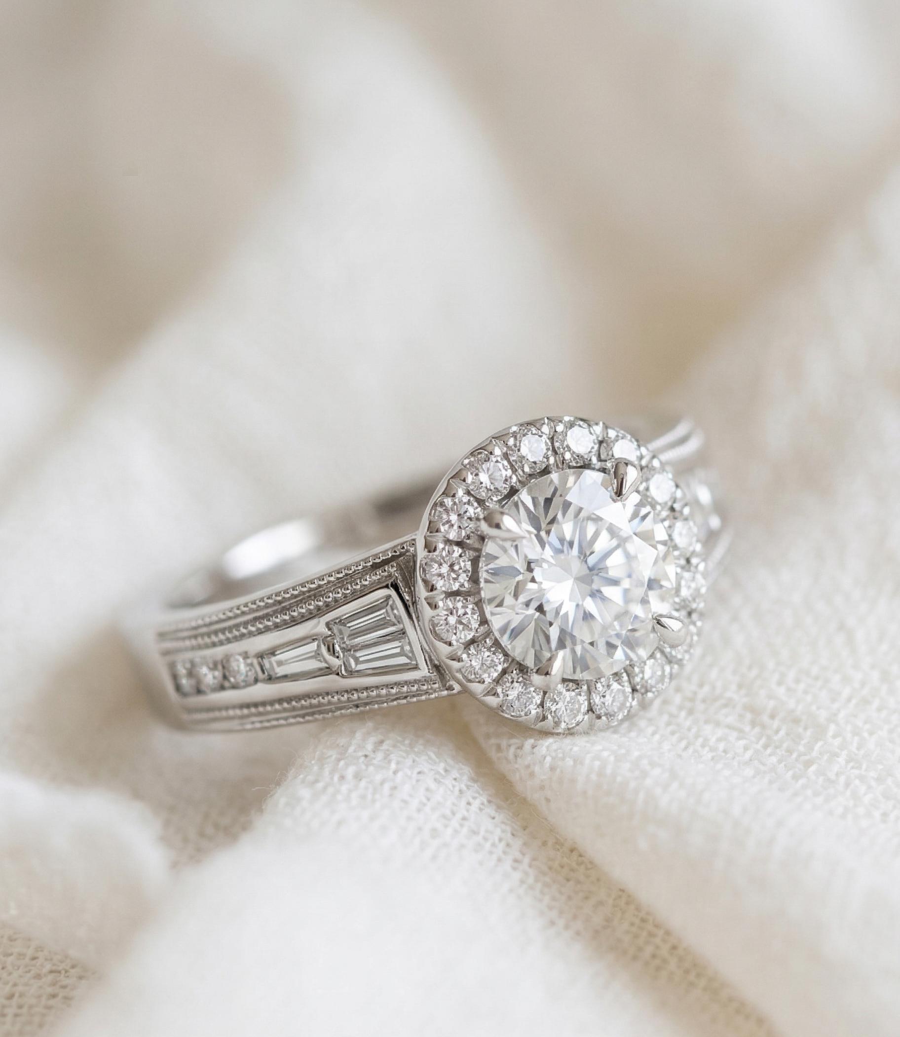 Custom heirloom ring redesign by Brilliant Fine + Custom Jewelry
