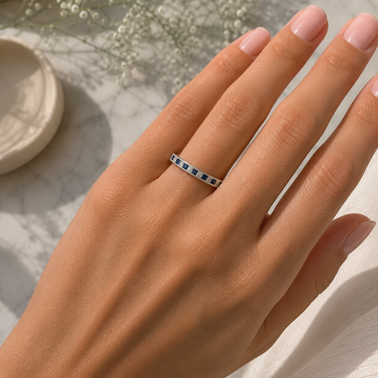 Channel Set Sapphire + Diamond Half Band 2.png