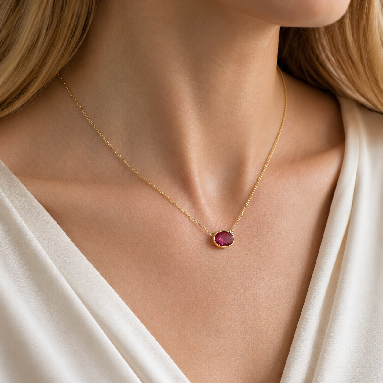 Bezel Set Rhodolite Garnet Necklace 3.png