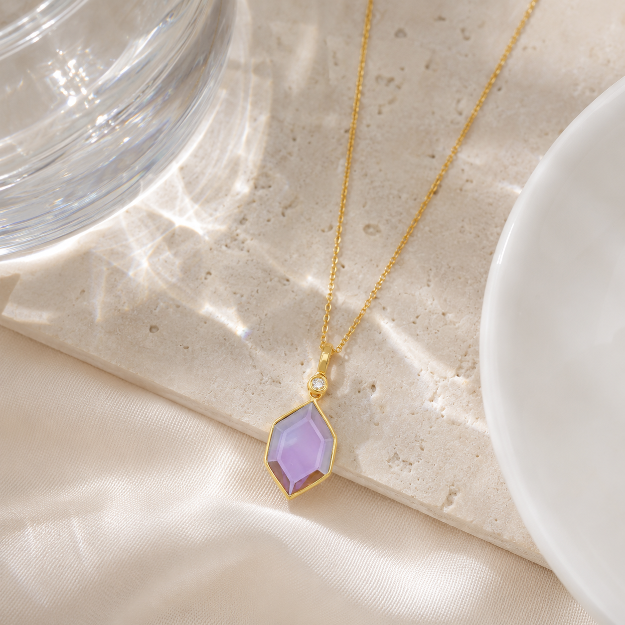Bezel Set Hexagon Amethyst Pendant 4.png