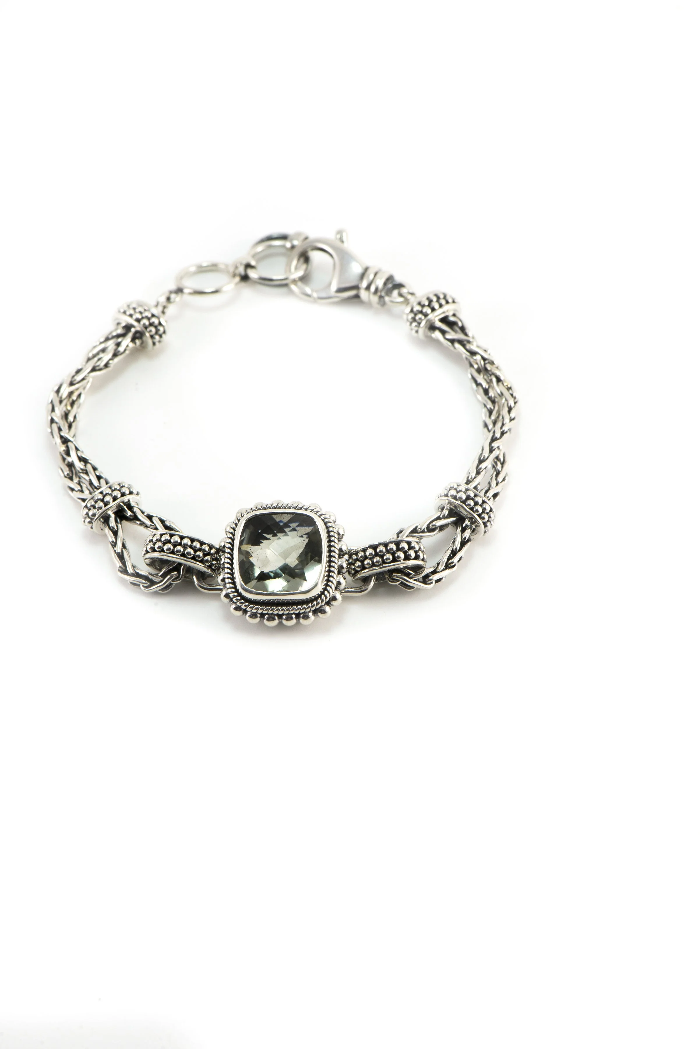 Green Amethyst Bracelet