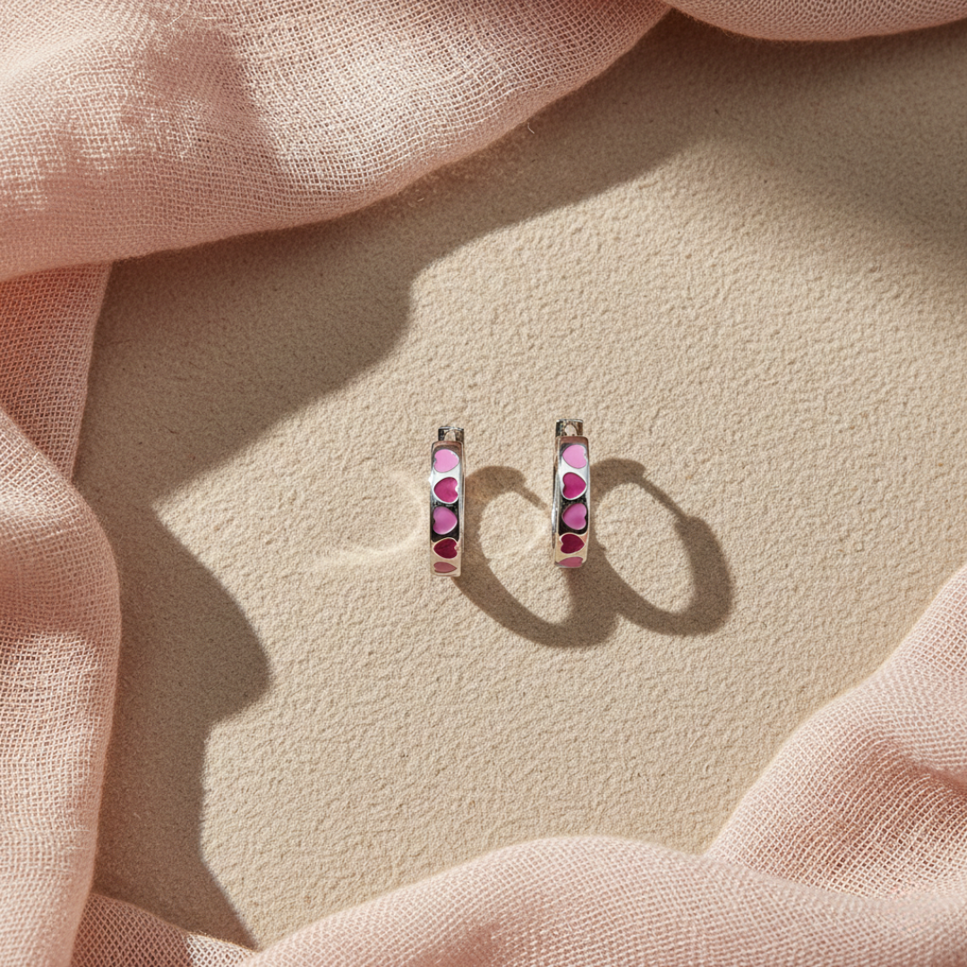 cute earrings for kids hearts