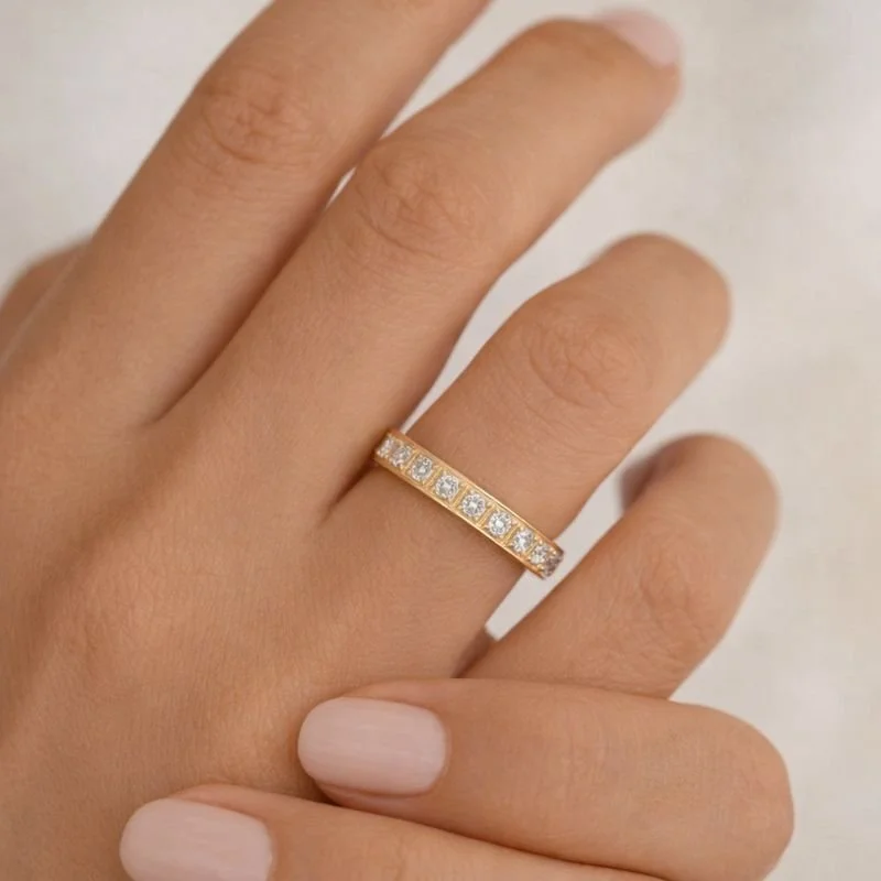 Milgrain Detail Diamond Half Band 2.png