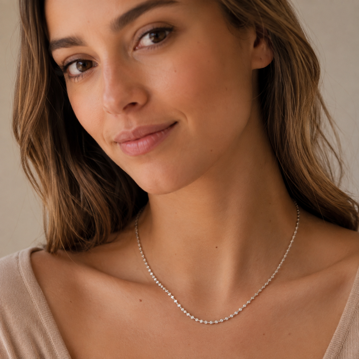 Multi Bezel Set Diamond Necklace 2.png