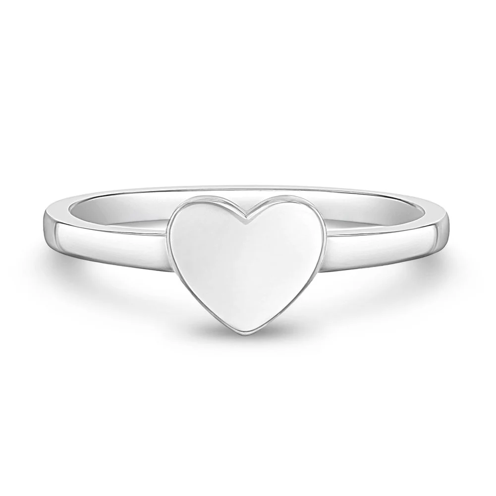 Engravable Heart Ring