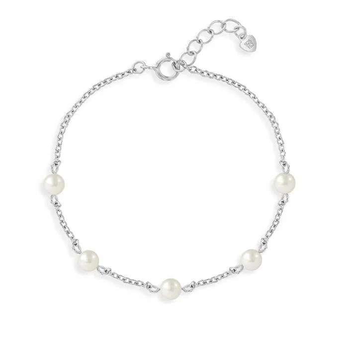 Freshwater Pearl Station Bracelet