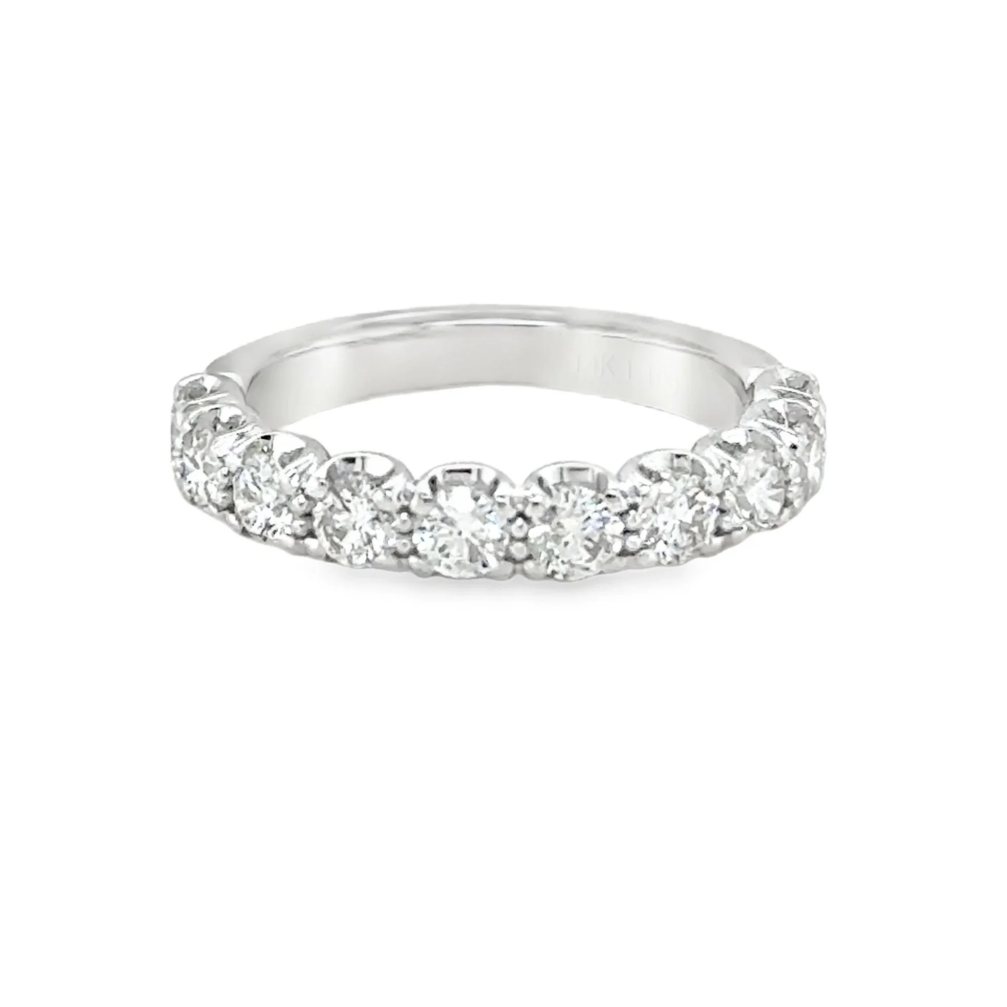 Shared Prong One Carat Diamond Half Band