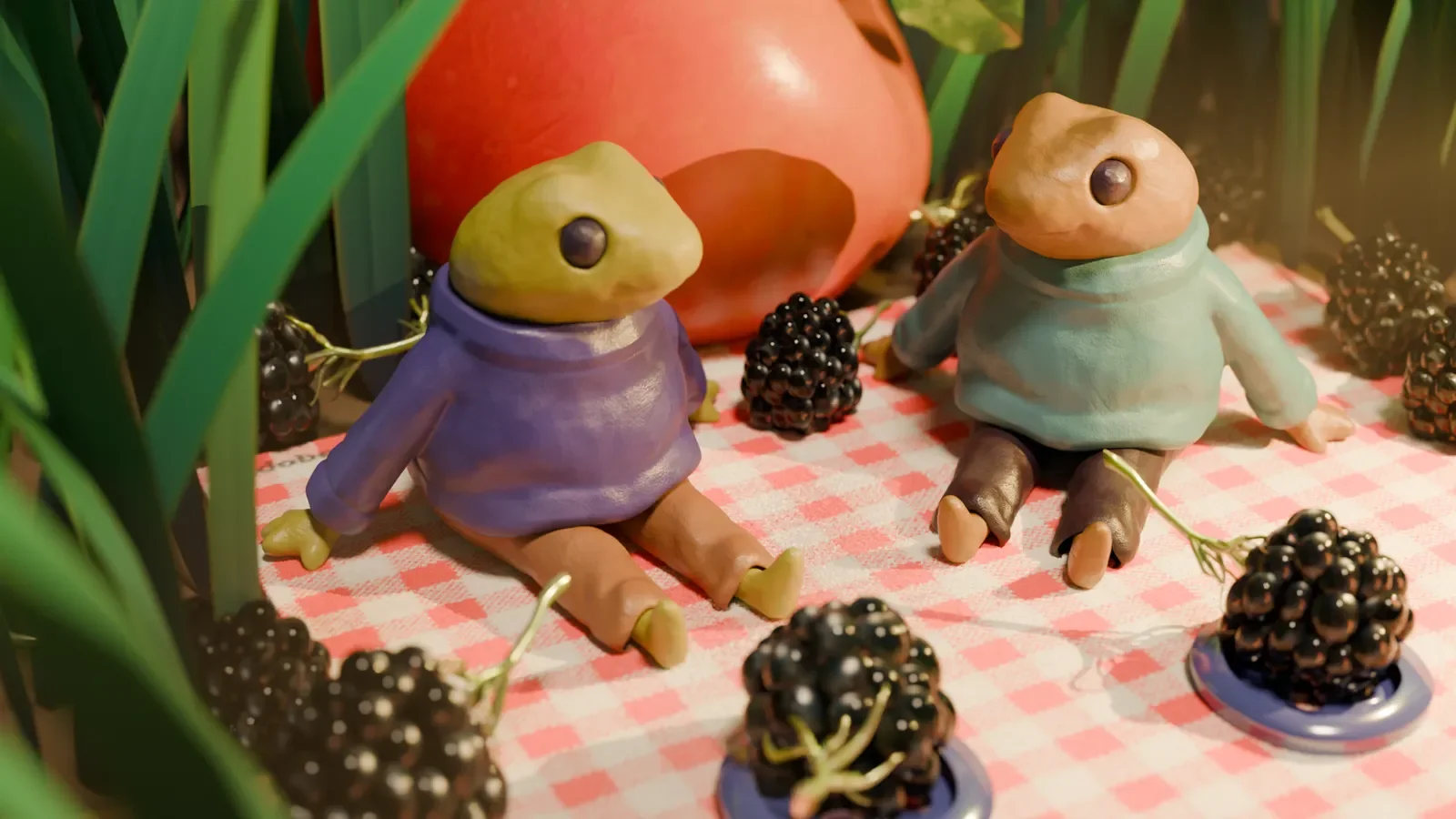 Frogs on a Picnic