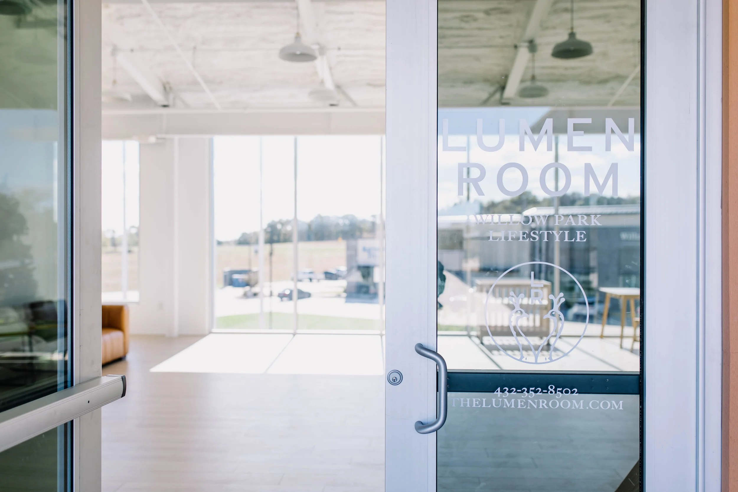 Entrance to Lumen Room Willow Park