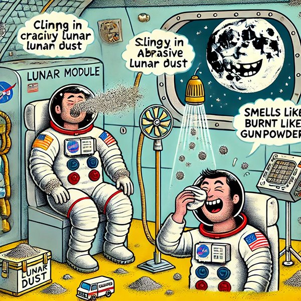 Moon dust