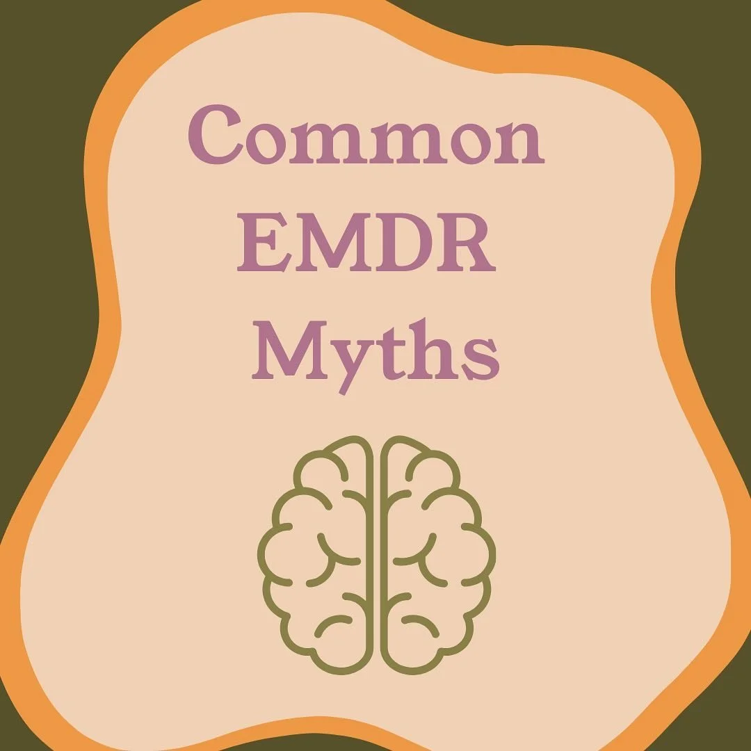 There can be so much misinformation about therapy  on the internet 😵&zwj;💫 Swipe through to check the facts on these common EMDR myths and learn more about how EMDR can help you get past your past!