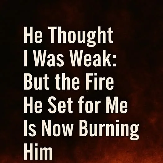 “He Thought I Was Weak: But the Fire He Set for Me Is Now Burning Him”