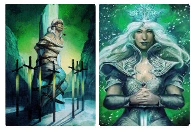 EIGHT OF SWORDS + QUEEN OF SWORDS CHANNELING (Karmic Truth • Soul Liberation • Divine Justice)