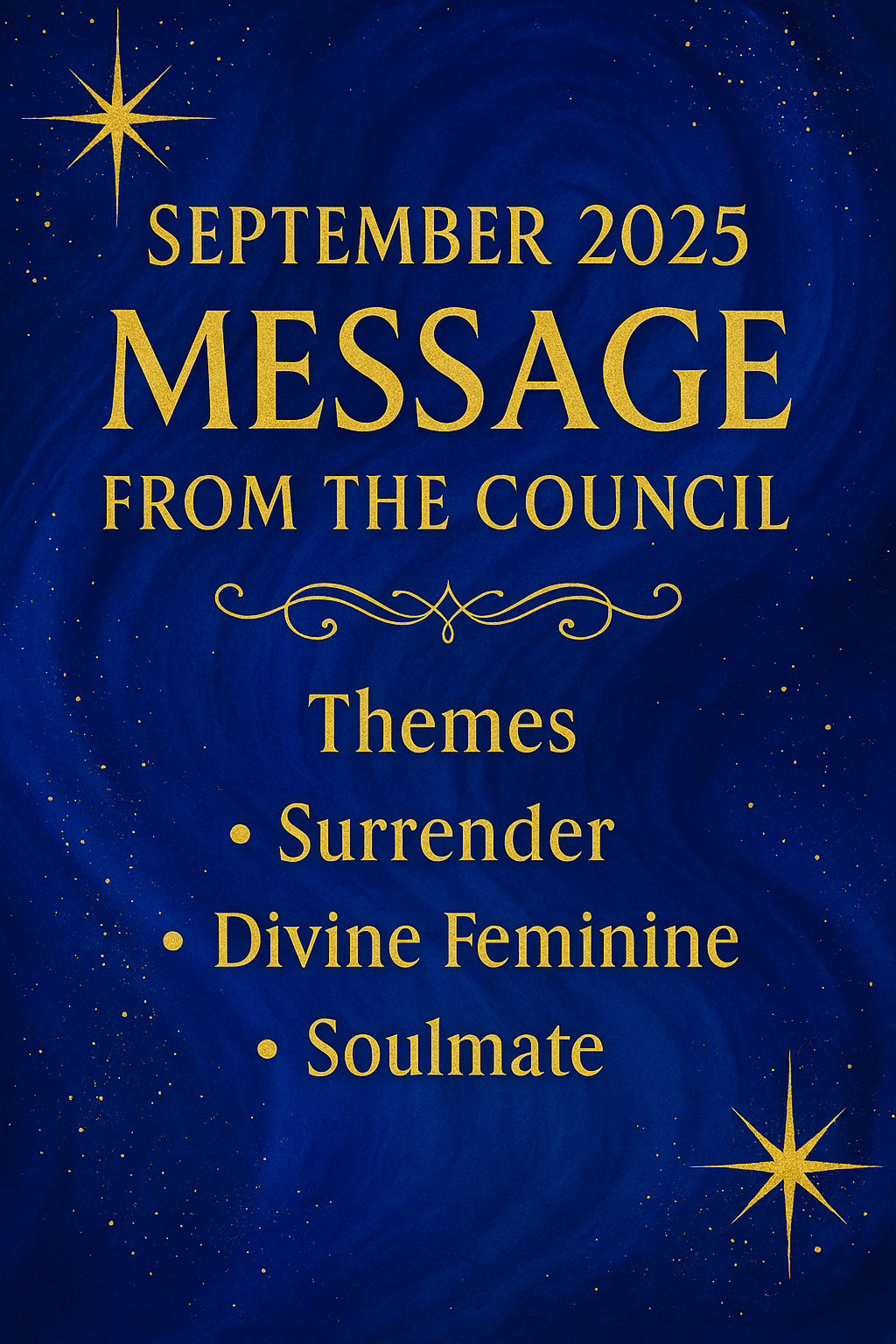 September 2025 Energy Message from the Council of the Awakened Flame