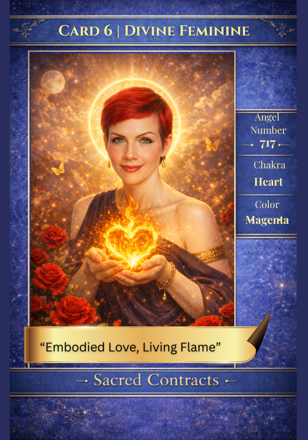 Card 6 – Divine Feminine: Embodied Love, Living Flame