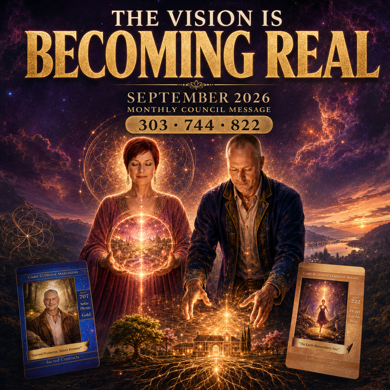 The Vision Is Becoming Real: September 2026 Monthly Council MESSAGE